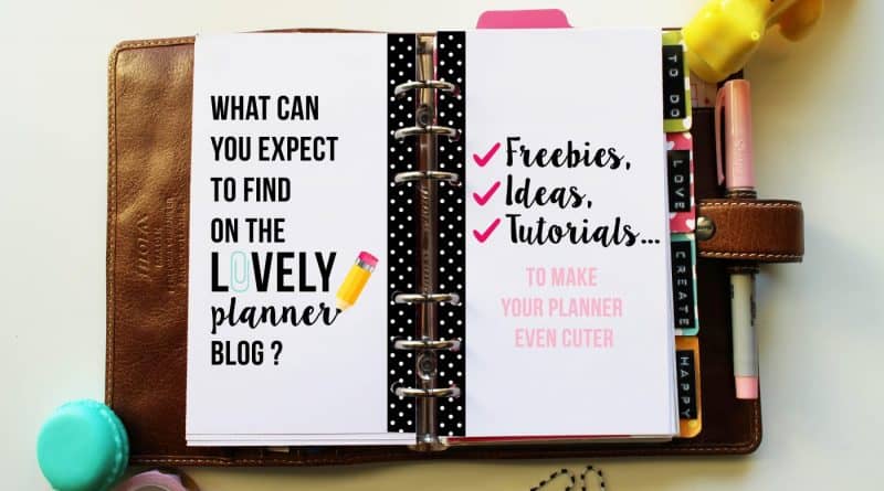 What you can expect to find on Lovely Planner - Lovely Planner