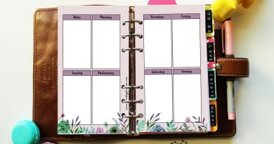 Free Watercolor succulents printable planner inserts for personal size planners. More planner freebies on lovelyplanner.com