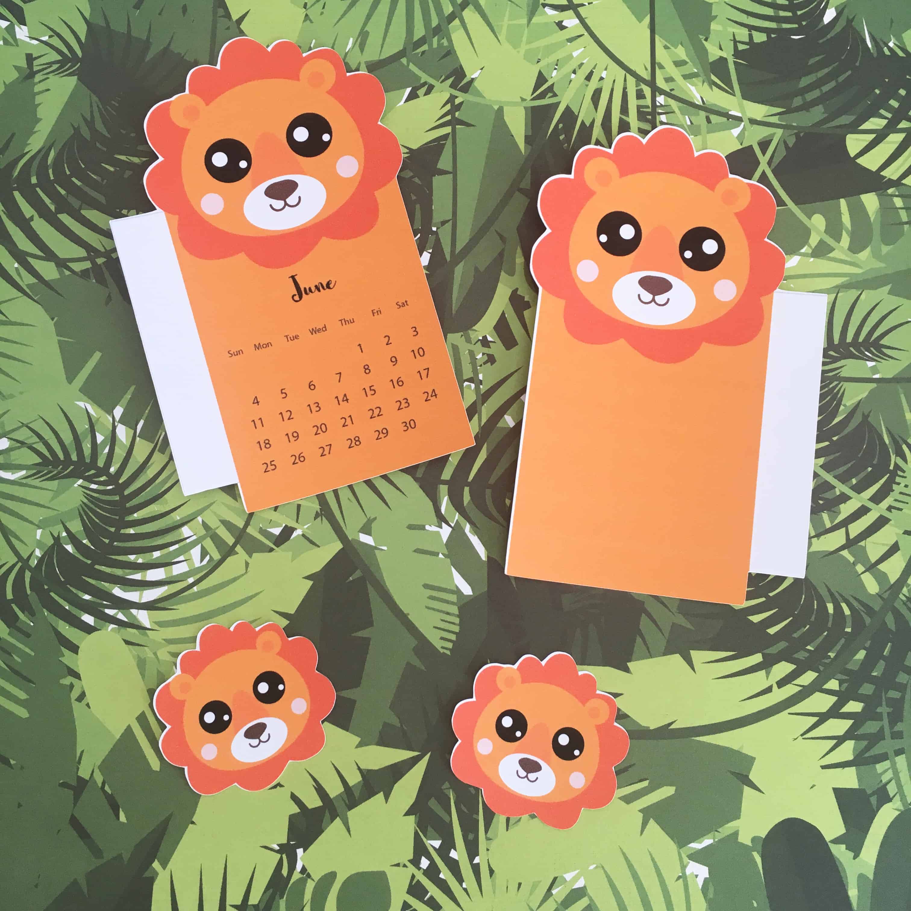 Angry Tiger 2\" 18 Pack Planner Calender Scrapbooking Crafting Stickers