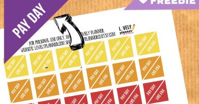FREE Functional Planner Stickers : PAY DAY stickers