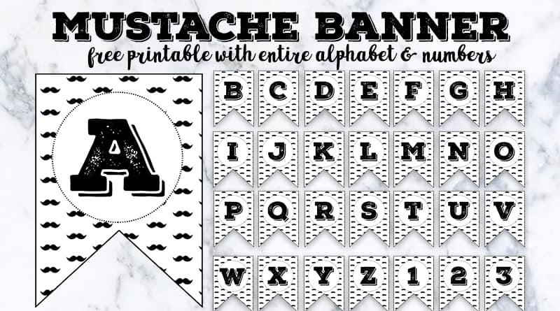 Alphabet Banner Letters Free Printable - PRINTABLE TEMPLATES