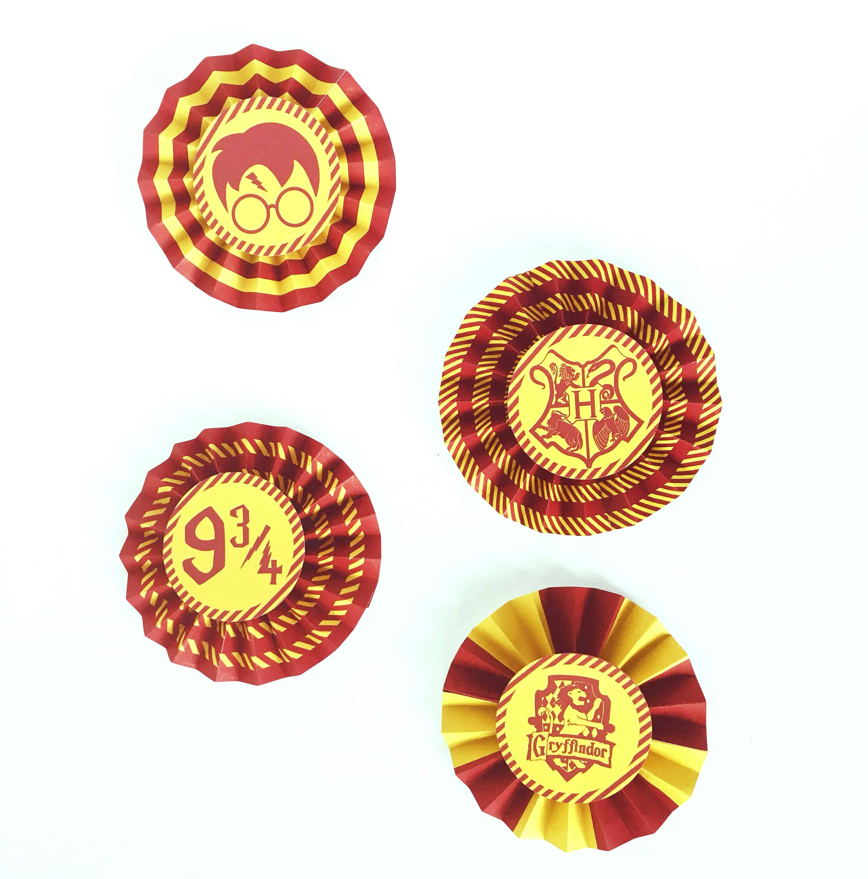 Free Printable Hogwart's Houses DIY Paper Award Ribbons - Harry Potter ...