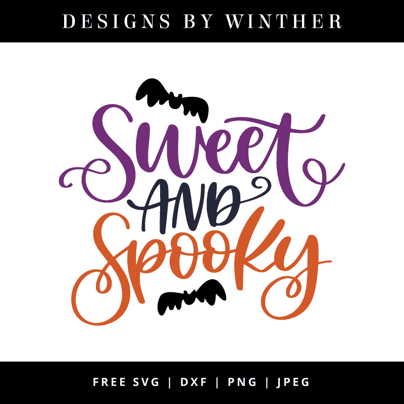 Download free halloween SVG cut files - sweet and spooky - Lovely ...