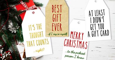 Present Favor Labels Funny Suitable For Vegetarians Christmas Gift Tags 