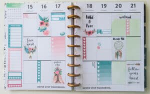 Free Printable Boho Planner Stickers - Weekly Kit - Lovely Planner