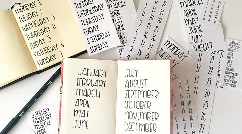 Free Printable Dot Grid Paper for Bullet Journal