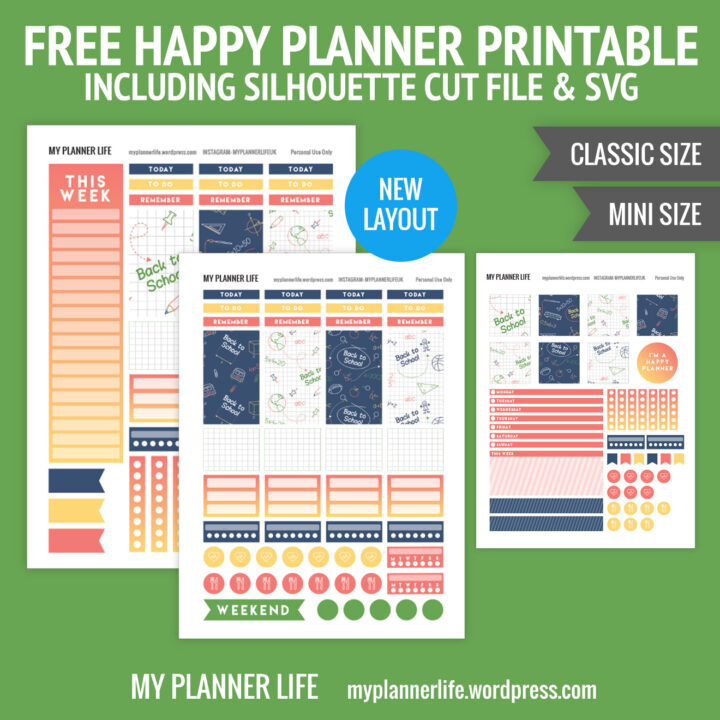 18 Free Back-To-School Planner Stickers - Lovely Planner