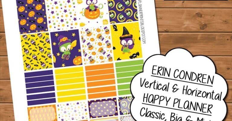 17 Free Halloween Planner Stickers - Lovely Planner