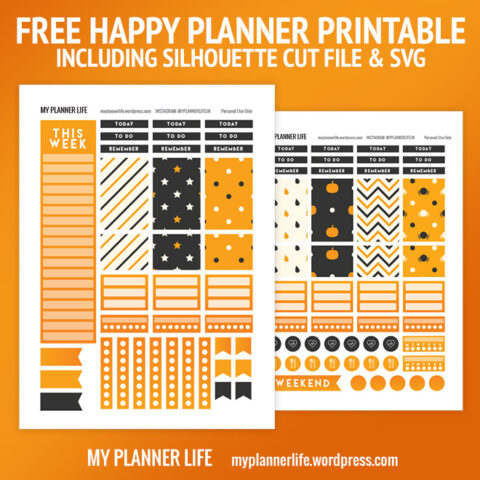 17 Free Halloween Planner Stickers - Lovely Planner