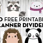 60+ Free Printable Planner Dividers/Die-Cuts to Decorate Your Planner - Undated