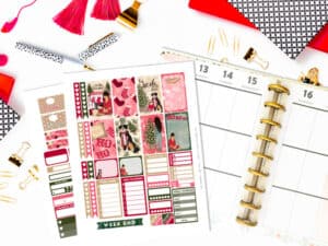 Free Printable Birthday Girl Planner Stickers - Weekly Kit - Lovely Planner