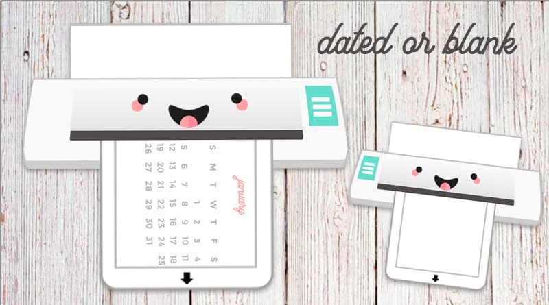 Free Printable Cutting Machine Planner Divider / Die-Cut