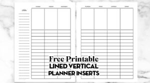 17 Free Printable Planner Pages - Lovely Planner