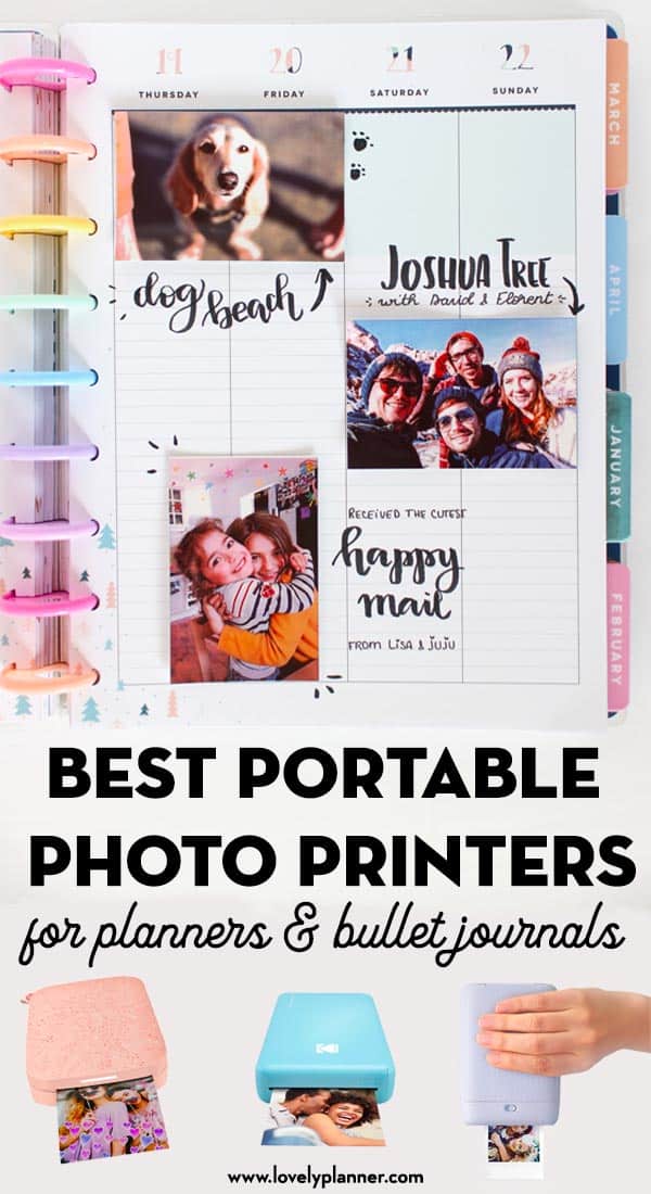 Best Portable Photo Printers For Planners