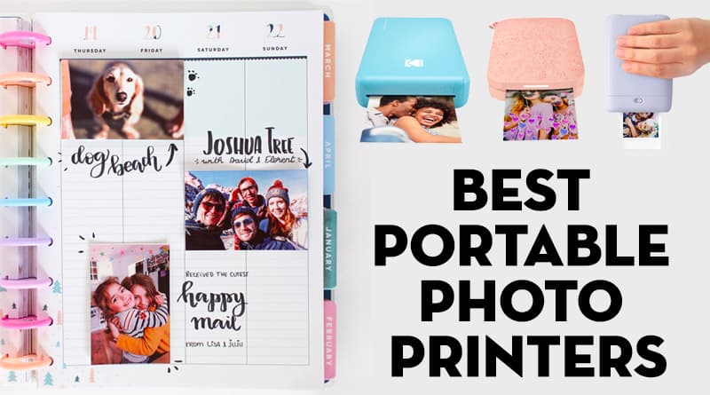 Best Portable Photo Printer 2021 Best Portable Photo Printers For Planners   Lovely Planner