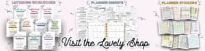 Lovely Planner - Free printables: planner stickers, lettering, bullet ...