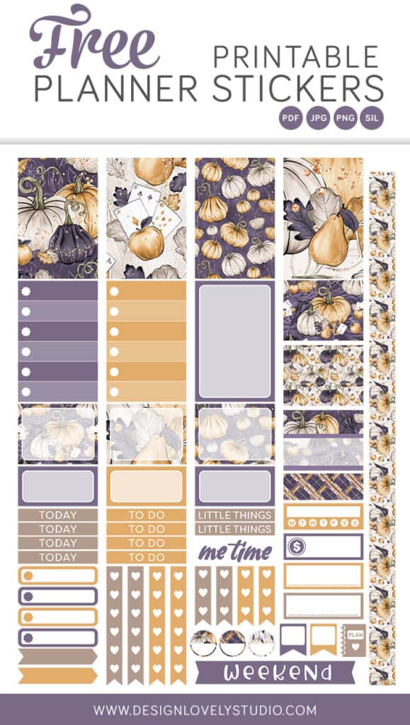 17 Free Halloween Planner Stickers - Lovely Planner