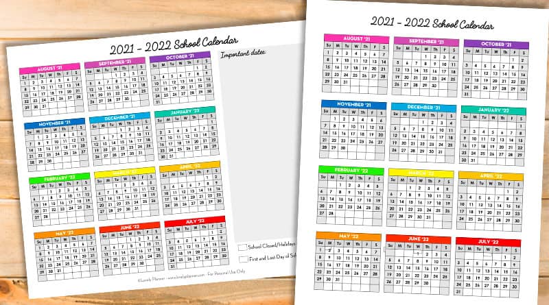 Beautiful Calendar Inserts for Any Agenda, Especially for the