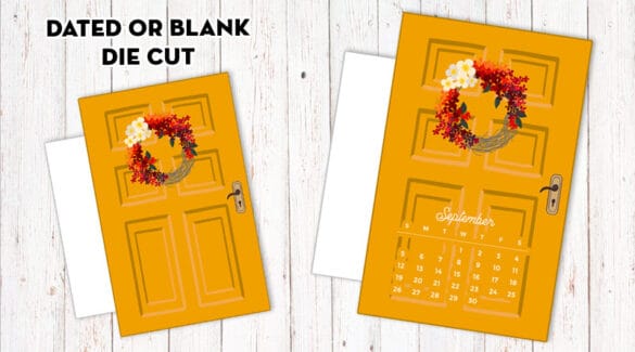 Free Printable Fall Door Planner Divider - Lovely Planner