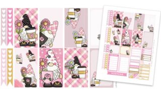 Free Printable Coffee Gnomes Planner Stickers Weekly Kit