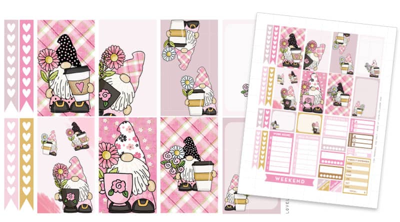 Flamingnomes Journaling Kit Planner Stickers – Pinnacle Sticker Co