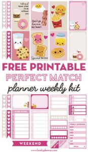 Free Printable Kawaii Valentine's Day Planner Stickers Weekly Kit ...