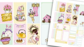 Free Printable Easter Planner Stickers Weekly Kit