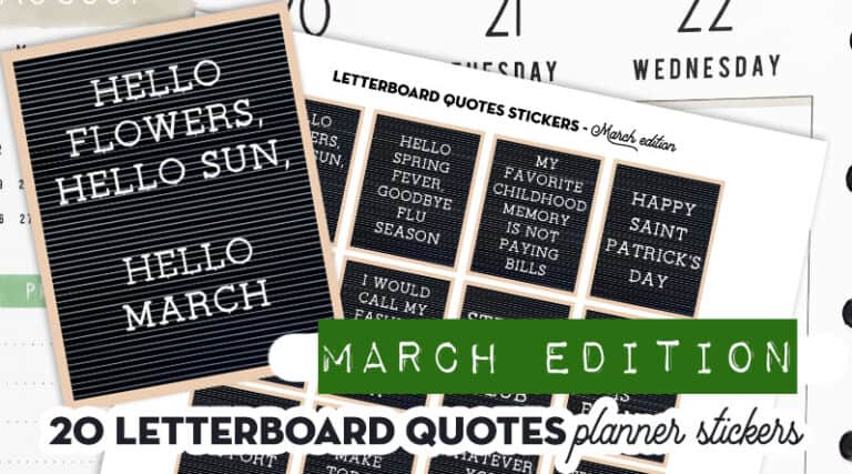 15 Free Cute Spring Planner Printables - Lovely Planner