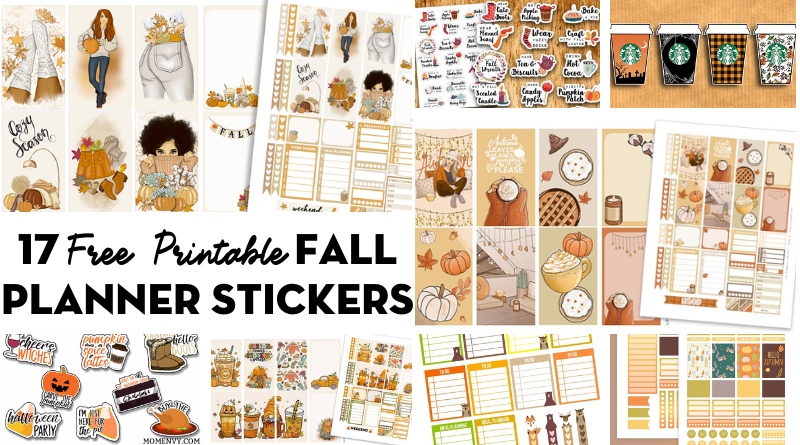 Free Printable Fall Planner Stickers