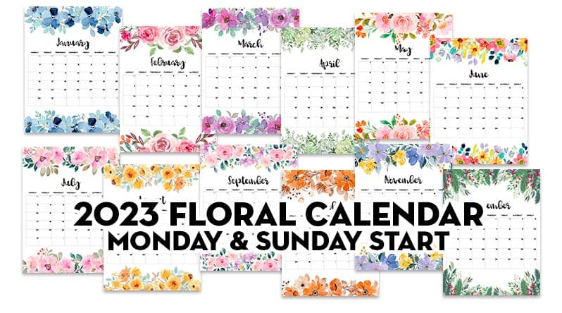 Free Printable Floral Planner Stickers - Weekly Kit - Lovely Planner