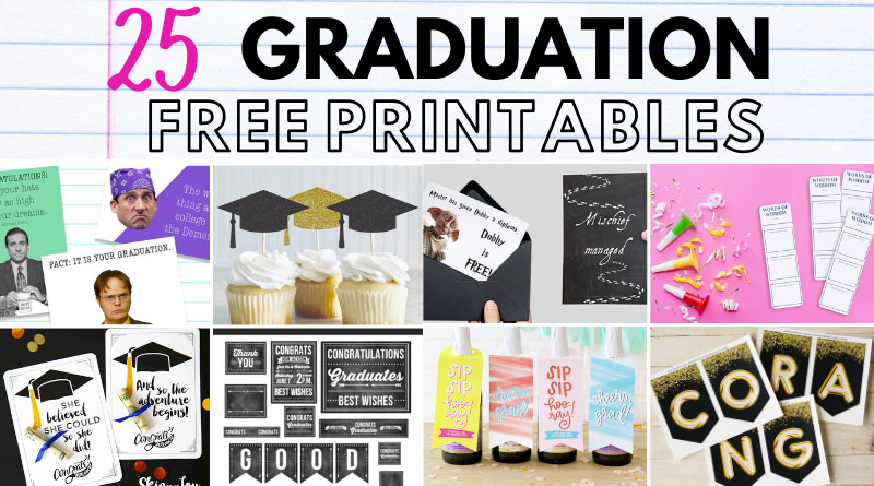 25 Free Graduation Printables