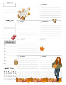 Free Printable September Planner Pages - Lovely Planner