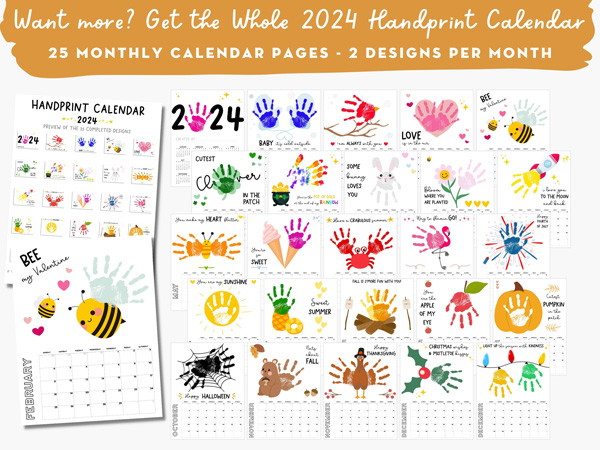 Handprint Calendar 2024