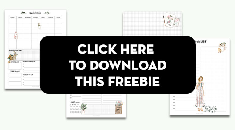 Free Printable Planner Pages For Spring Season - Lovely Planner