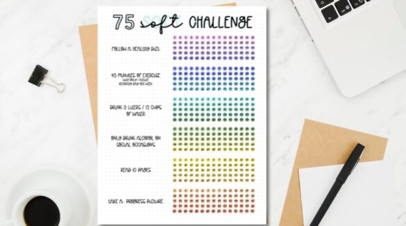 Free Printable 75 Soft Challenge Tracker