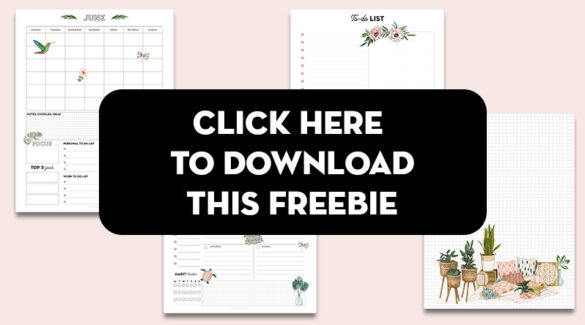 Free Printable Planner Pages for Summer - Lovely Planner