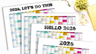 Free Printable 2026 Calendar One Page