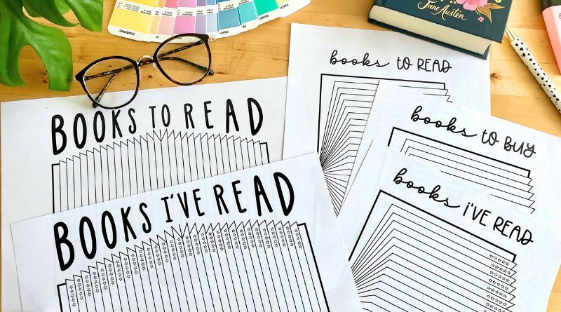 Free Printable Book Reading Tracker Bullet Journal