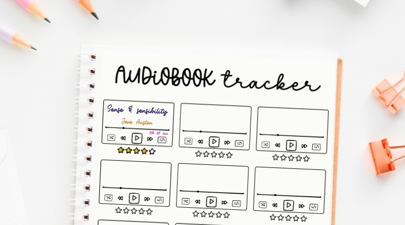 Free Printable Audiobook Tracker Template