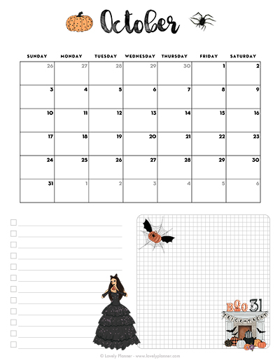 October 2027 Calendar Printable