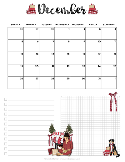December 2027 Calendar Printable
