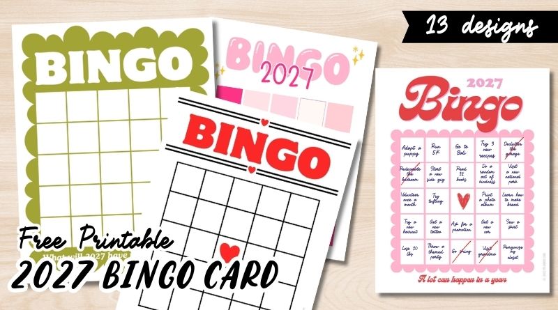 Free Printable 2027 Bingo Card