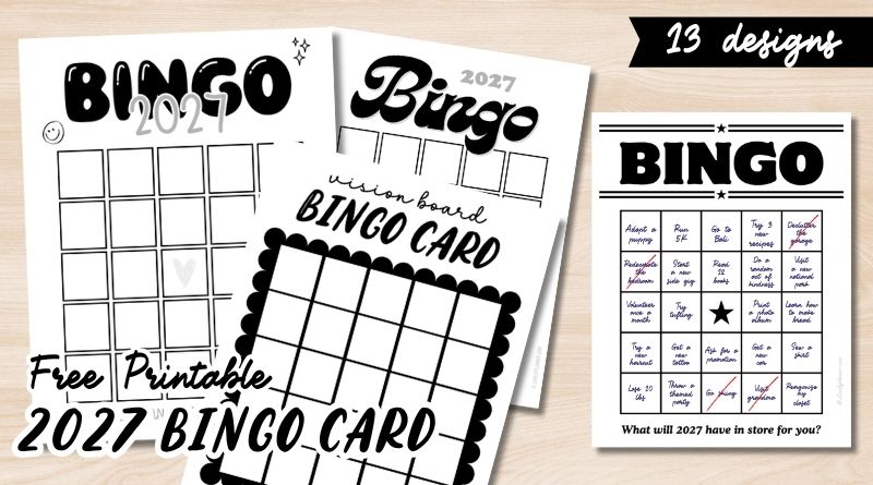 Free Printable 2027 Bingo Card