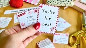 Free Printable Mini Valentine's Day Love Letters