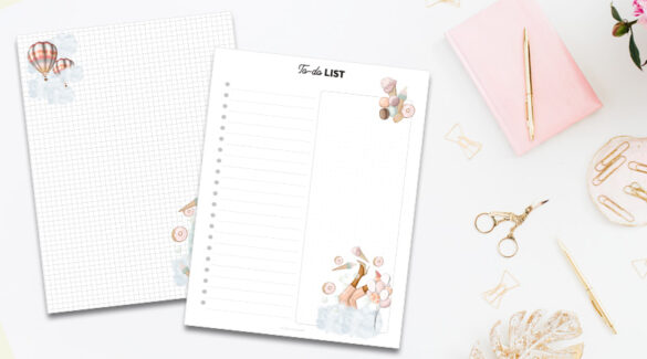 Free Printable Planner Pack: "Good Vibes" for Spring - Lovely Planner