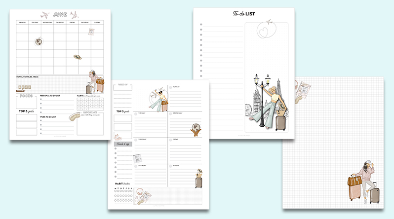 Free Printable Travel Planner Pack