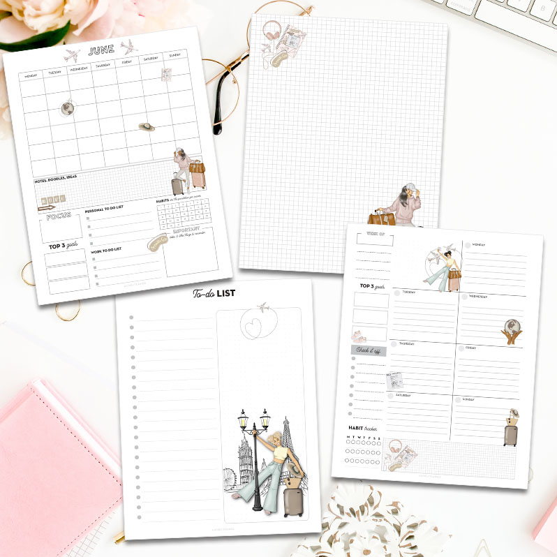 Free Printable Travel Planner Pages