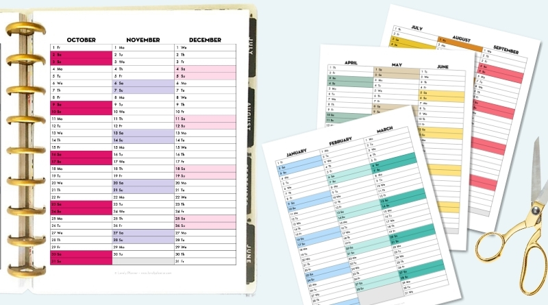 Free Printable 2027 Quarterly Calendar