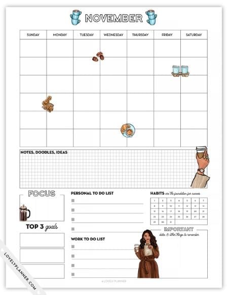 November Planner