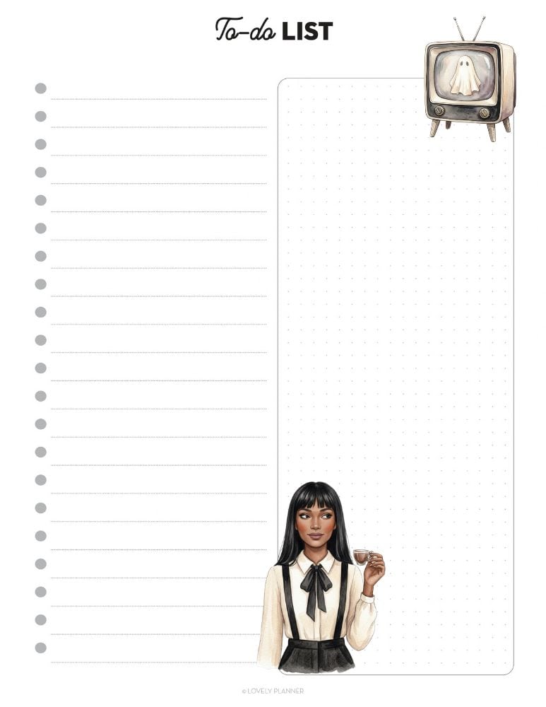 Spooky To Do List